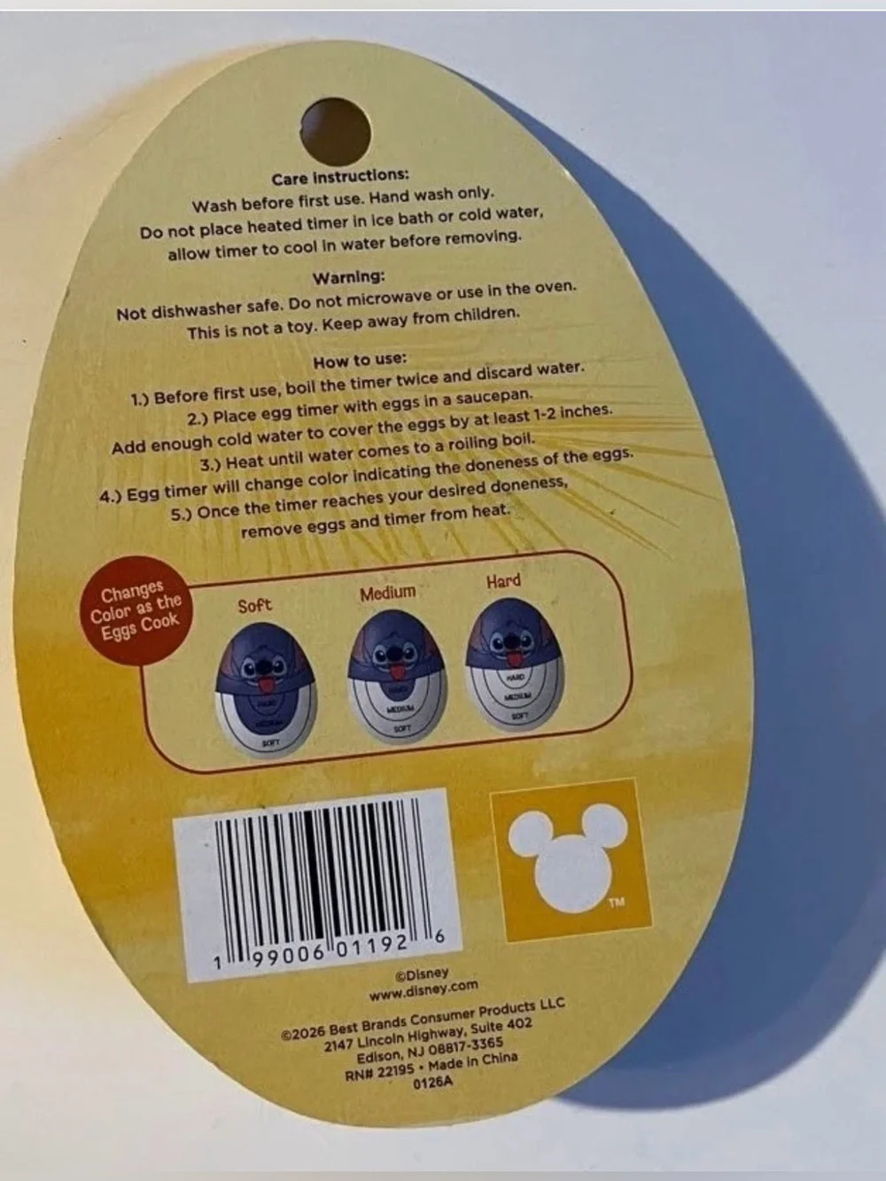 Disney Stitch egg timer - Picture 3 of 3